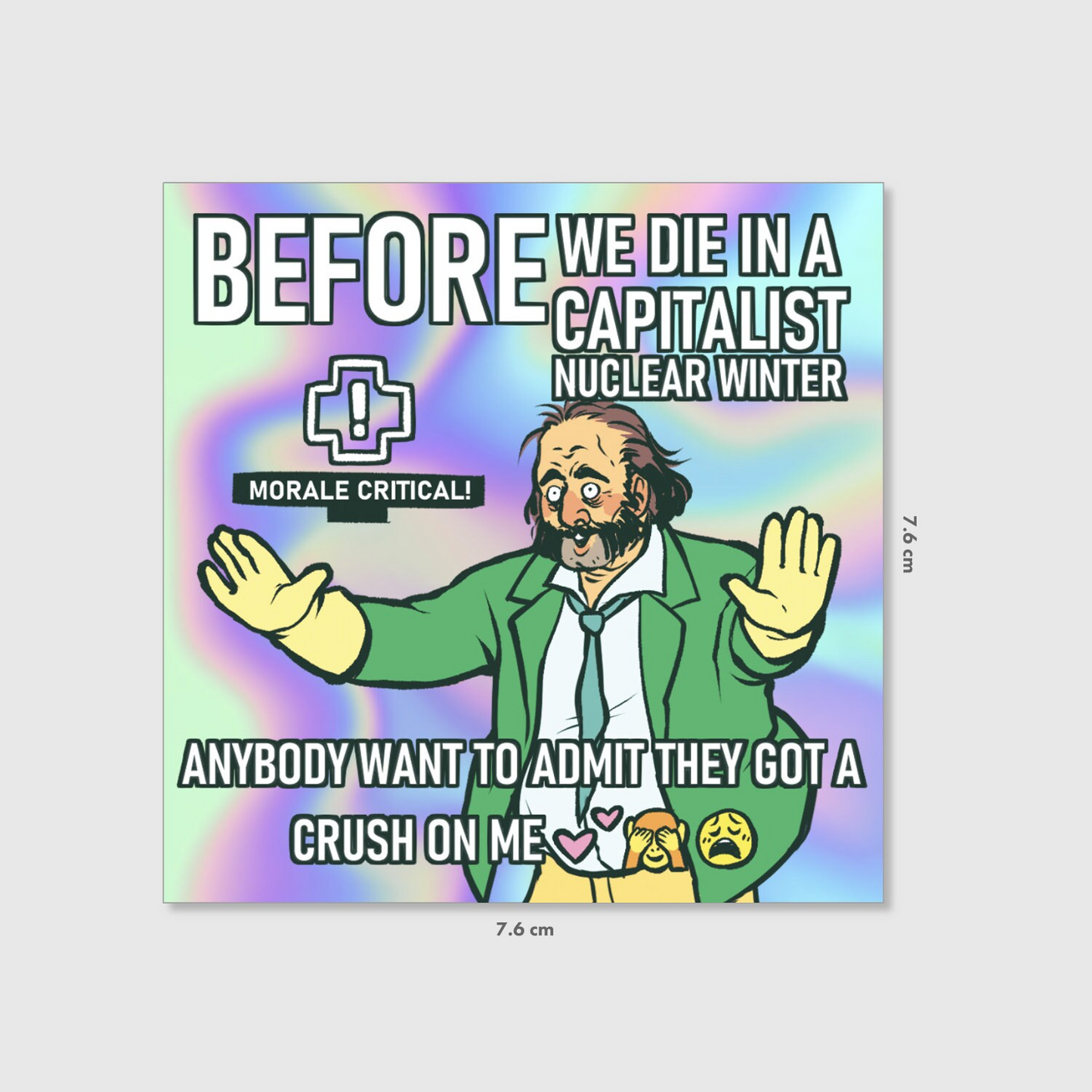 DISCO ELYSIUM HOLOGRAPHIC STICKER