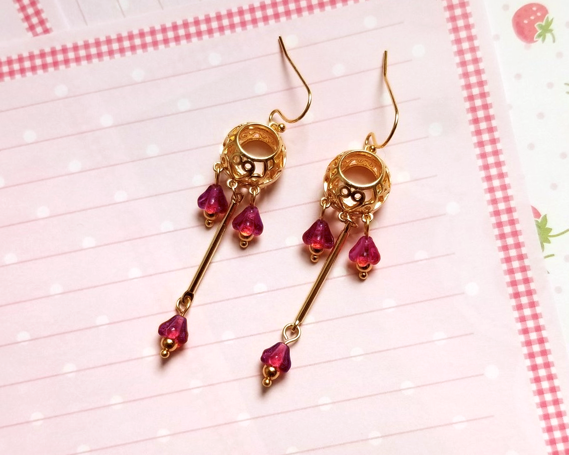 CHANDELIER BLOSSOM EARRINGS