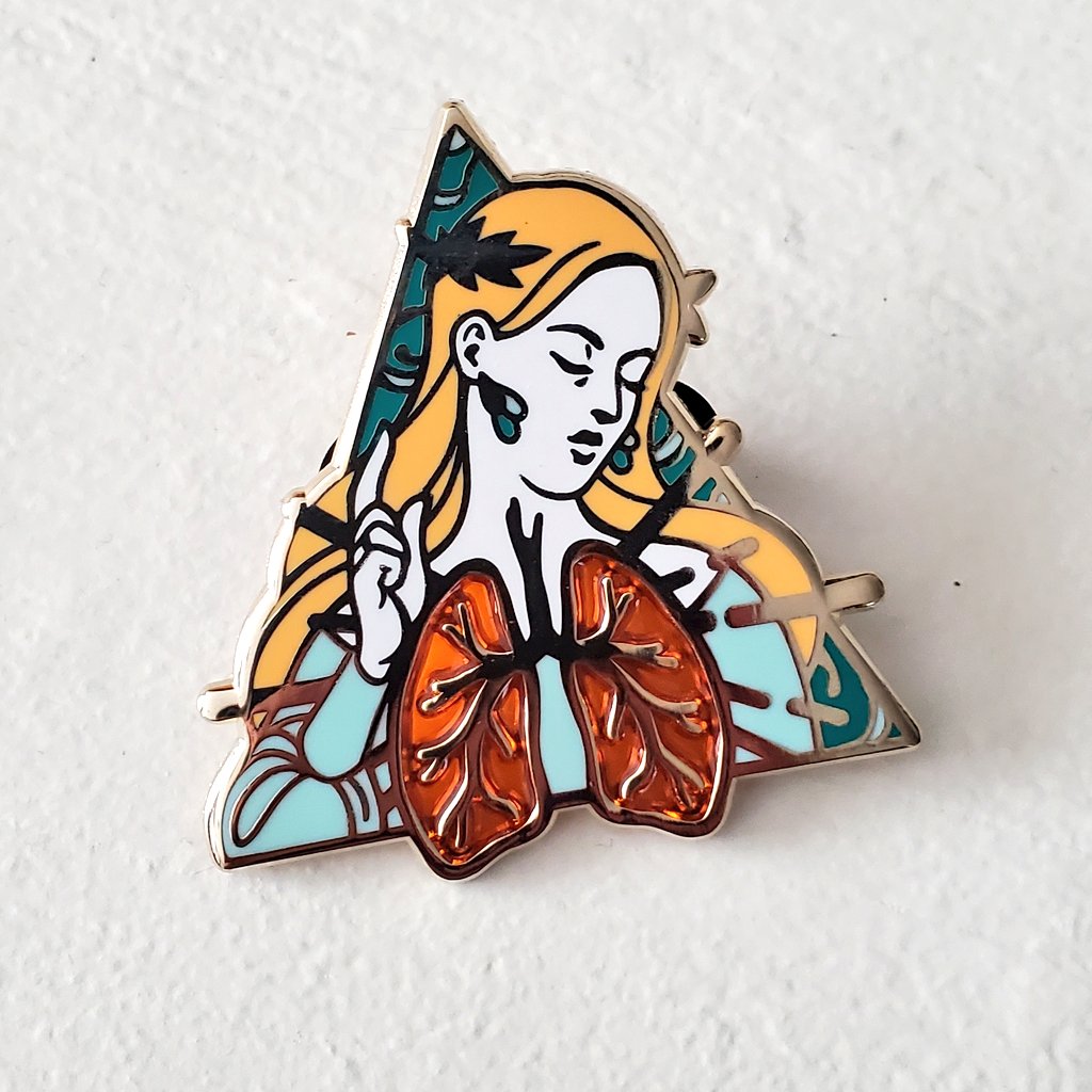 DISCO ELYSIUM DOLORES DEI ENAMEL PIN