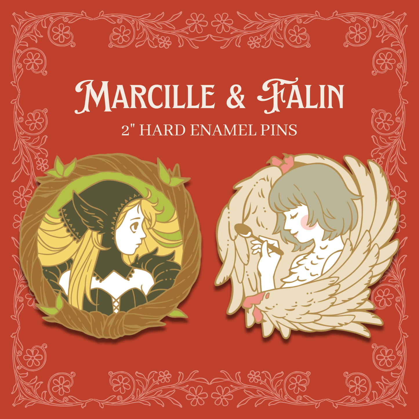 DUNGEON MESHI FALIN MARCILLE ENAMEL PINS