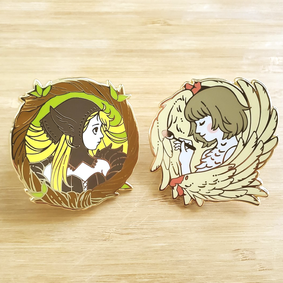 DUNGEON MESHI FALIN MARCILLE ENAMEL PINS