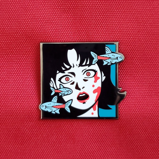 PERFECT BLUE ENAMEL PINS